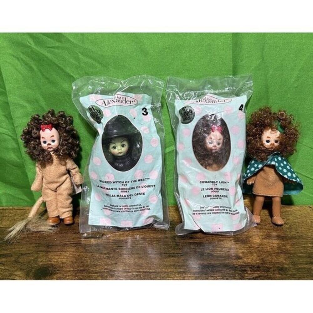 McDonald's Happy Meal The Wizard of Oz Madame Alexander Wicked Witch Coward Lion
